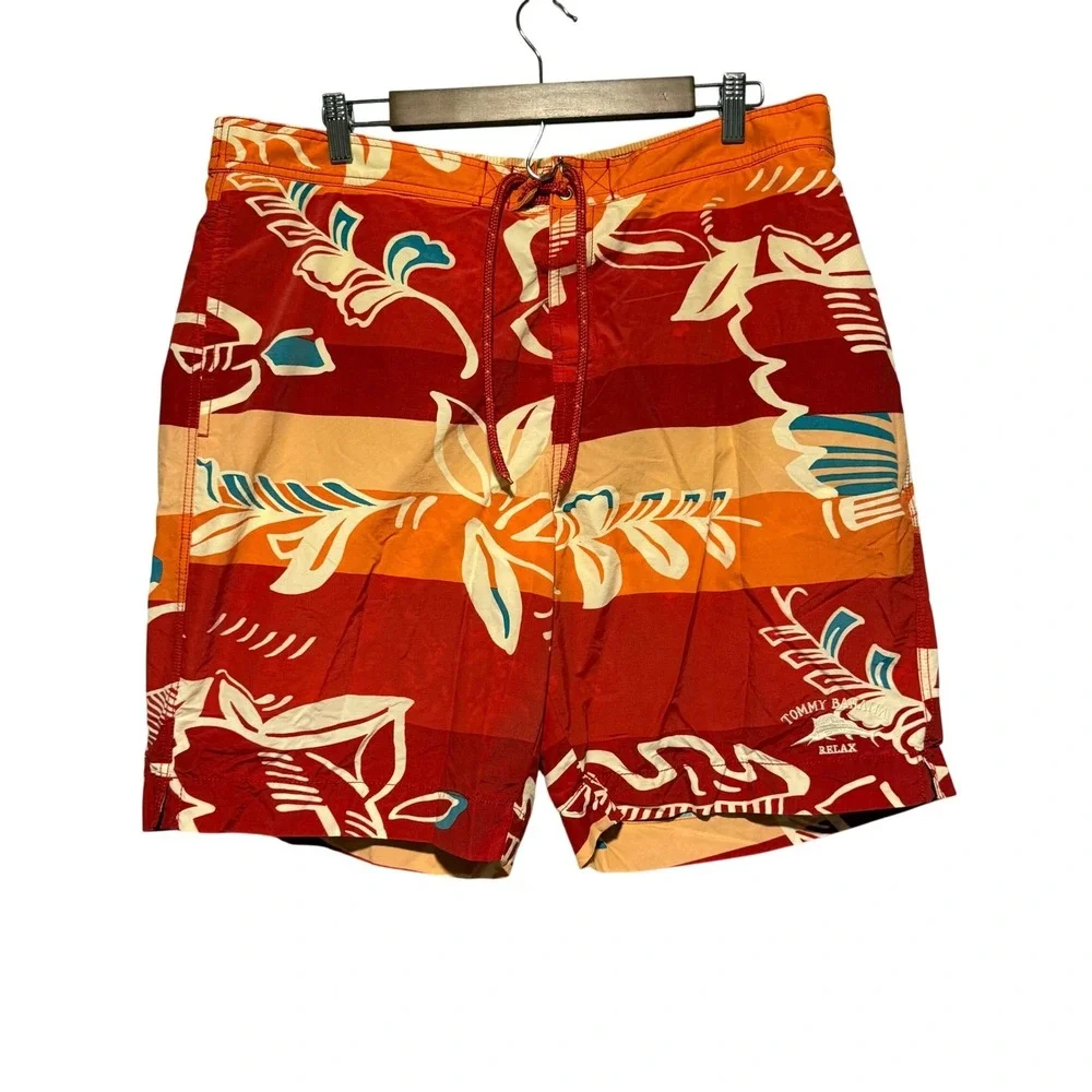 Tommy Bahama Mens Tropical Island Swim Trunks Lined XL Quick Dry Vacation Beach